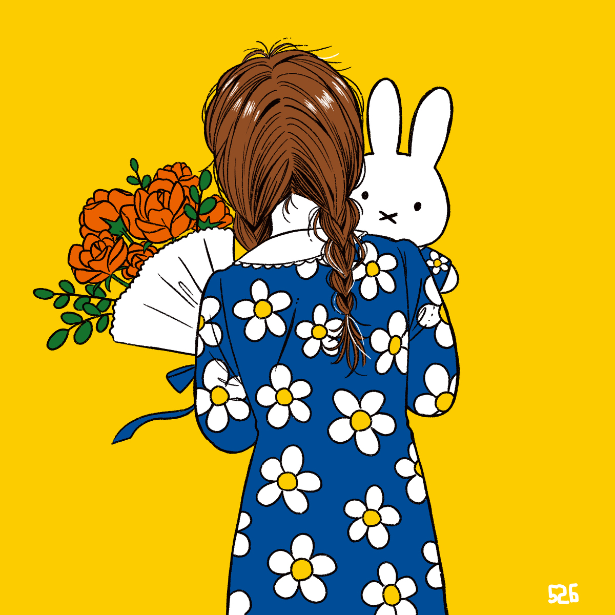 This is a pixiv picture whose title is うさこちゃんのおたんじょうび.