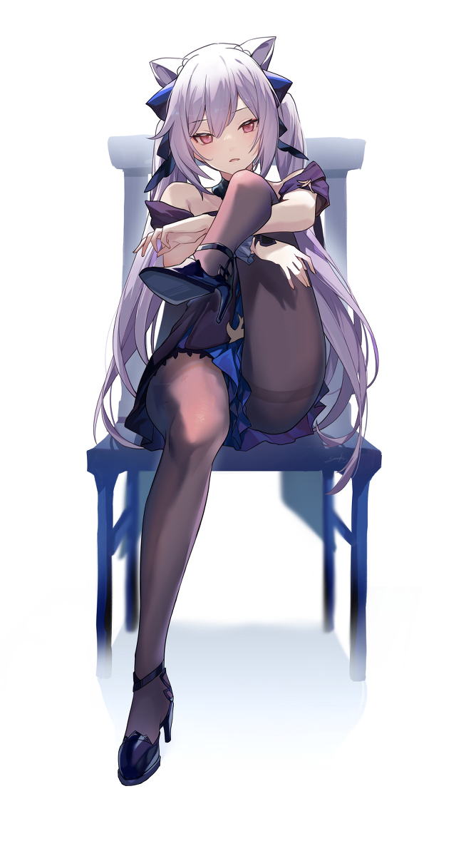 This is a pixiv picture whose title is 刻晴.
