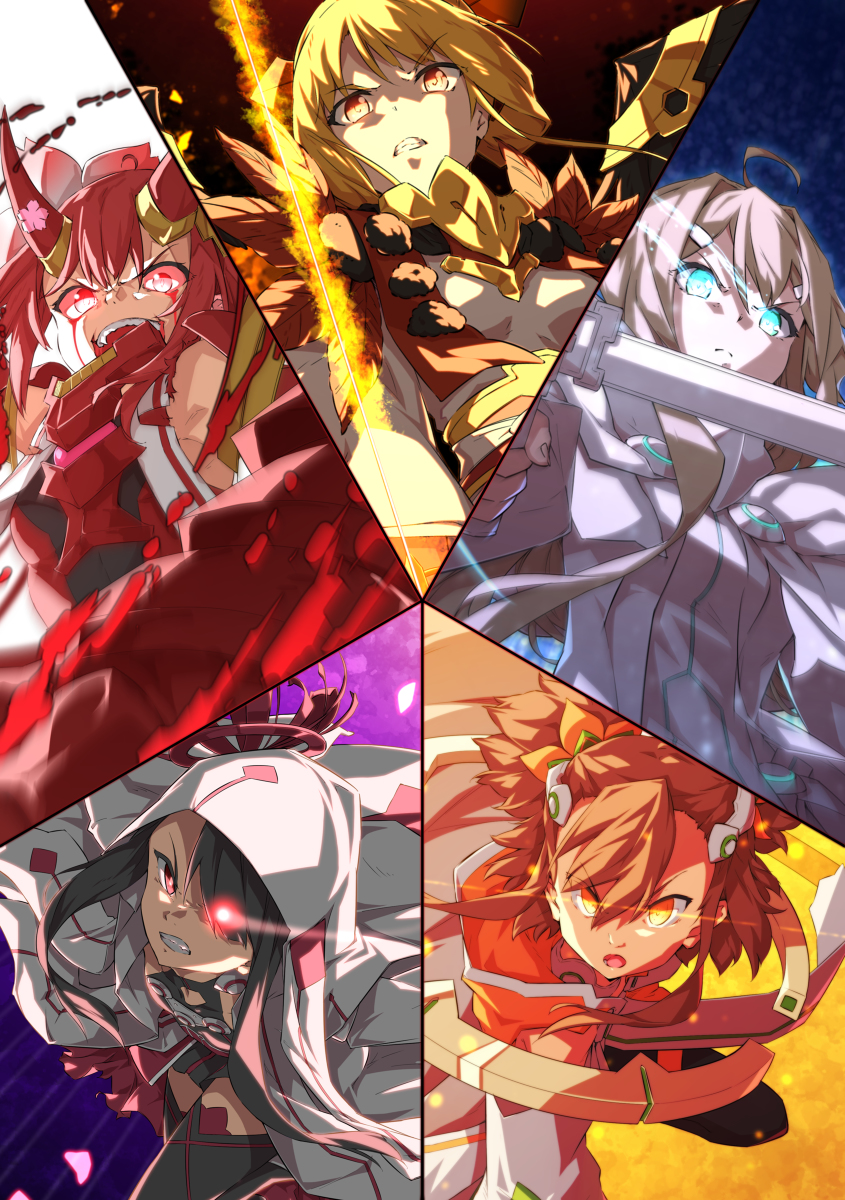 This is a pixiv picture whose title is 切り札.