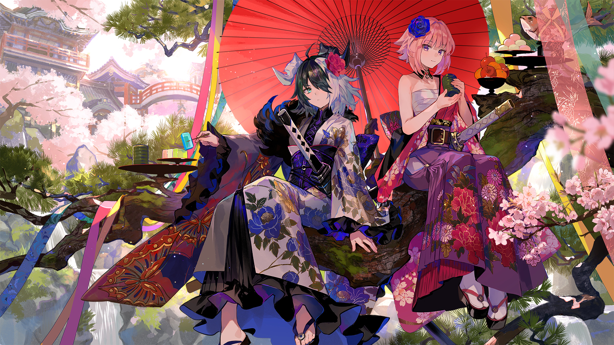 This is a pixiv picture whose title is 祝賀.