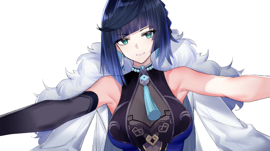 This is a pixiv picture whose title is yelan.