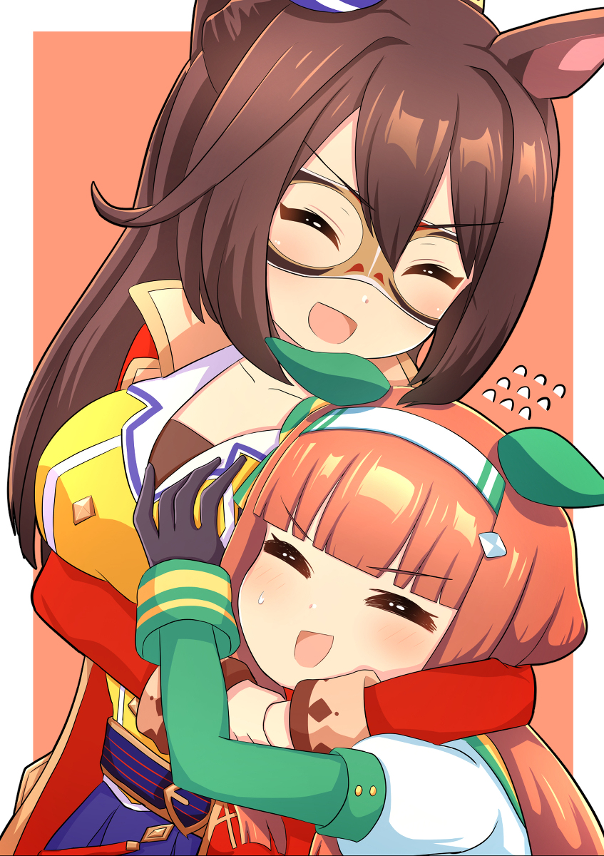 This is a pixiv picture whose title is スズカとエル.