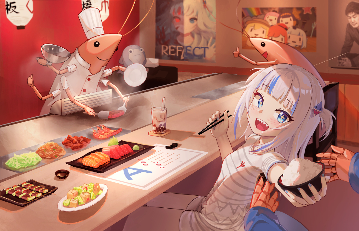 This is a pixiv picture whose title is Gura Recipe.