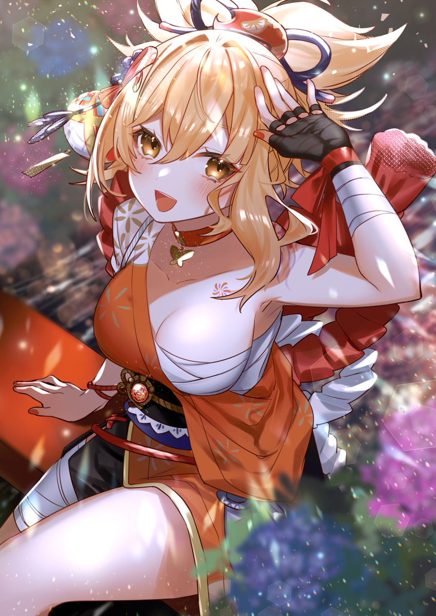 This is a pixiv picture whose title is 宵宮.