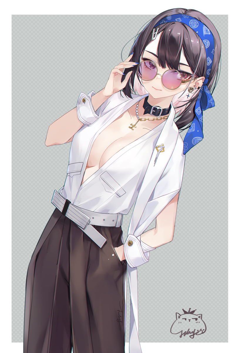 This is a pixiv picture whose title is 嗯，.