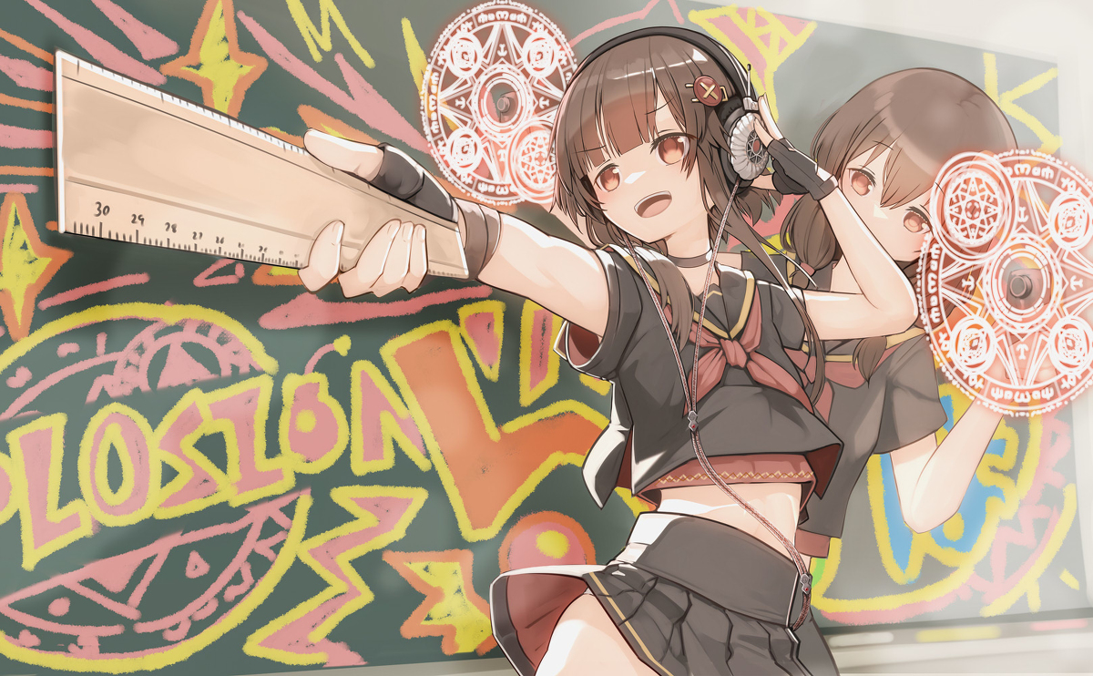 This is a pixiv picture whose title is Pixiv Request(めぐみん).