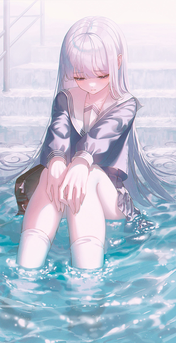 This is a pixiv picture whose title is water.