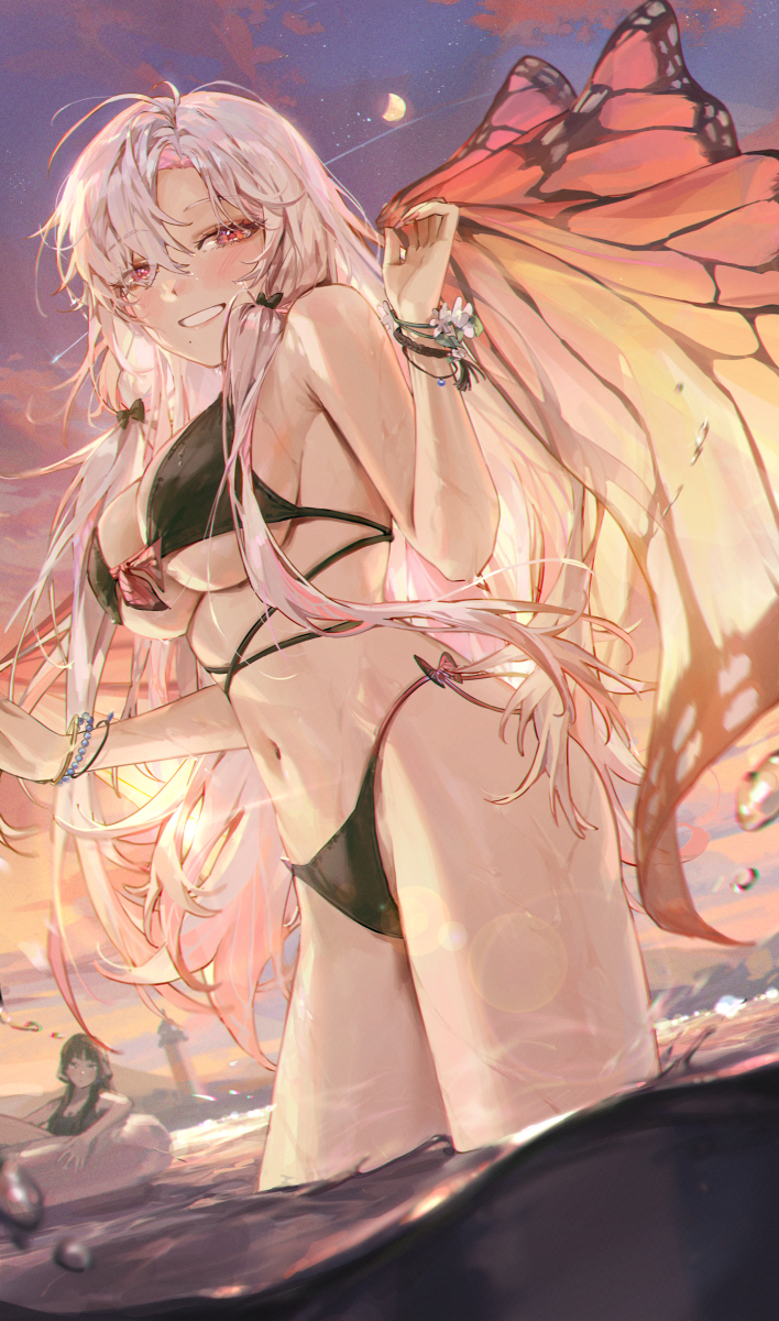 This is a pixiv picture whose title is 蝶.