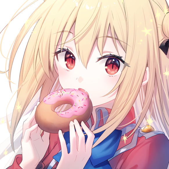 This is a pixiv picture whose title is om nom nom.