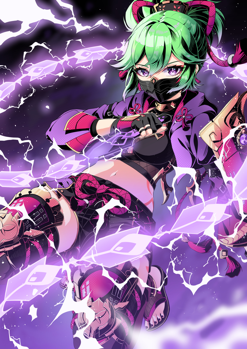 This is a pixiv picture whose title is 久岐忍.