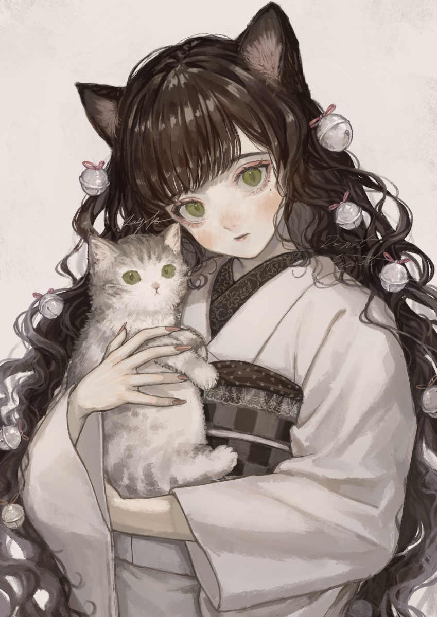 This is a pixiv picture whose title is ねこの姉妹.