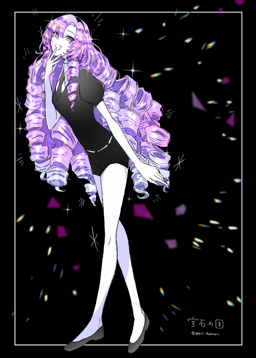 This is a pixiv picture whose title is 宝石の国.