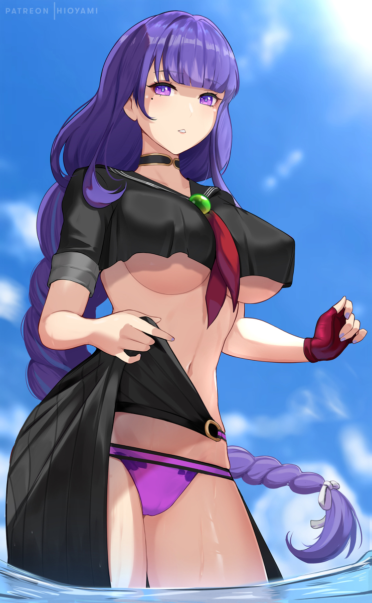 This is a pixiv picture whose title is Raiden Ei.