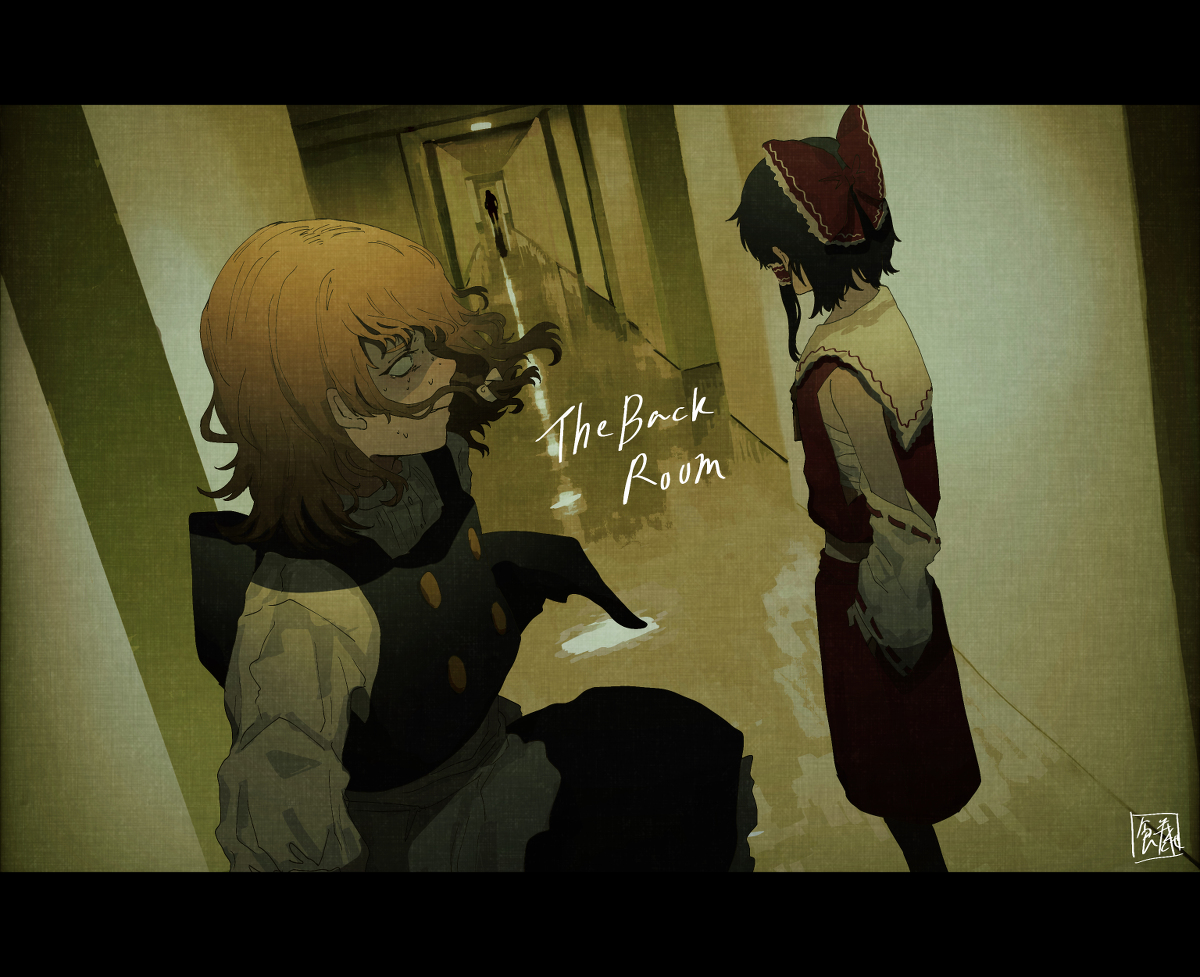 This is a pixiv picture whose title is The Back Room.