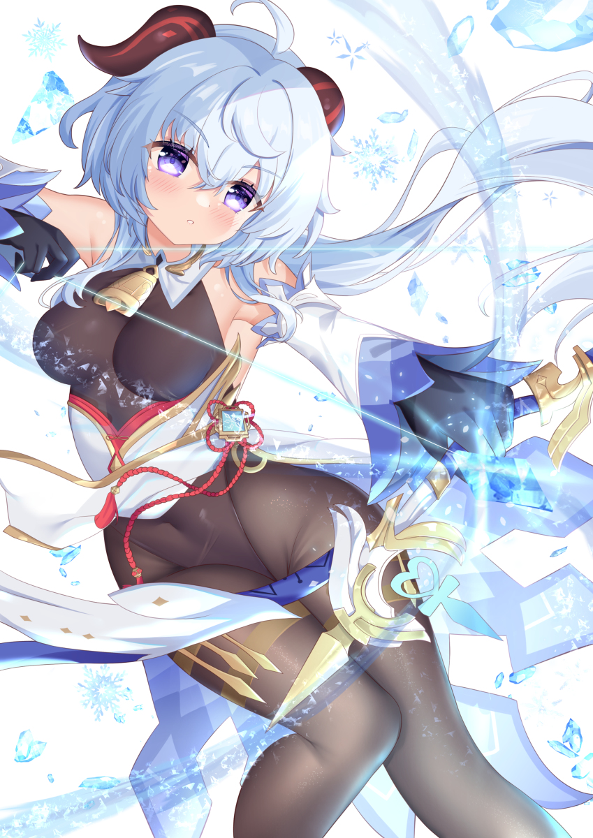 This is a pixiv picture whose title is 甘雨ちゃん.