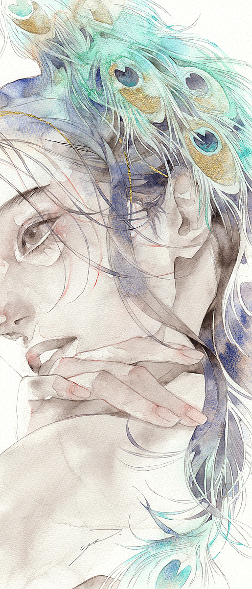 This is a pixiv picture whose title is 日映り（ひうつり）.