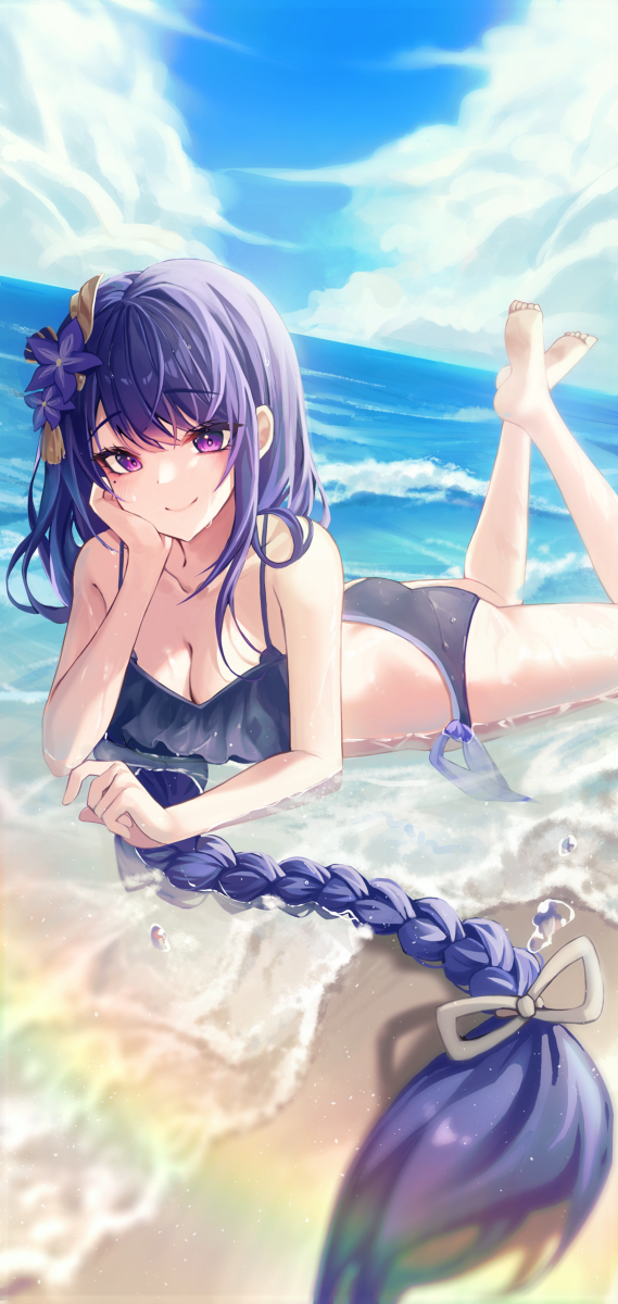 This is a pixiv picture whose title is 雷電将軍生誕祭2022.