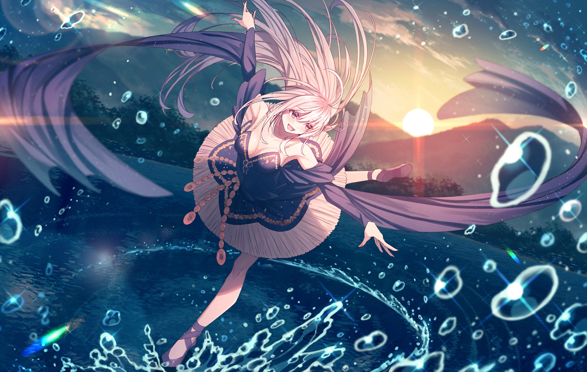 This is a pixiv picture whose title is 私だけのステージ.