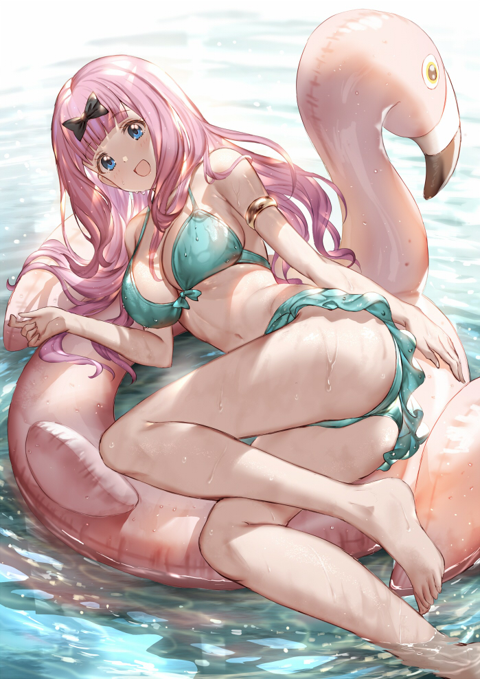 This is a pixiv picture whose title is 水着千花ちゃん.