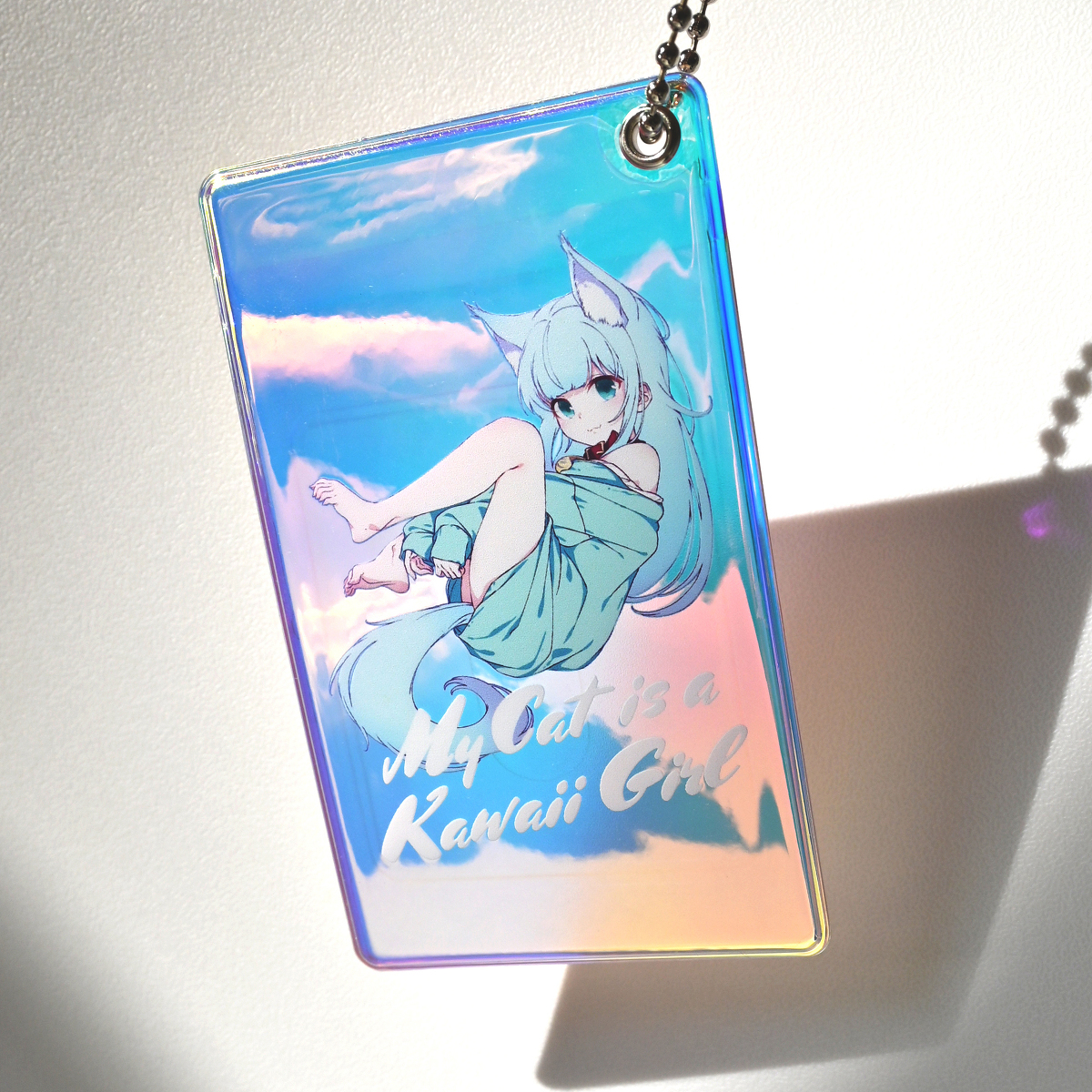 This is a pixiv picture whose title is きなこのオーロラパスケース🌈.