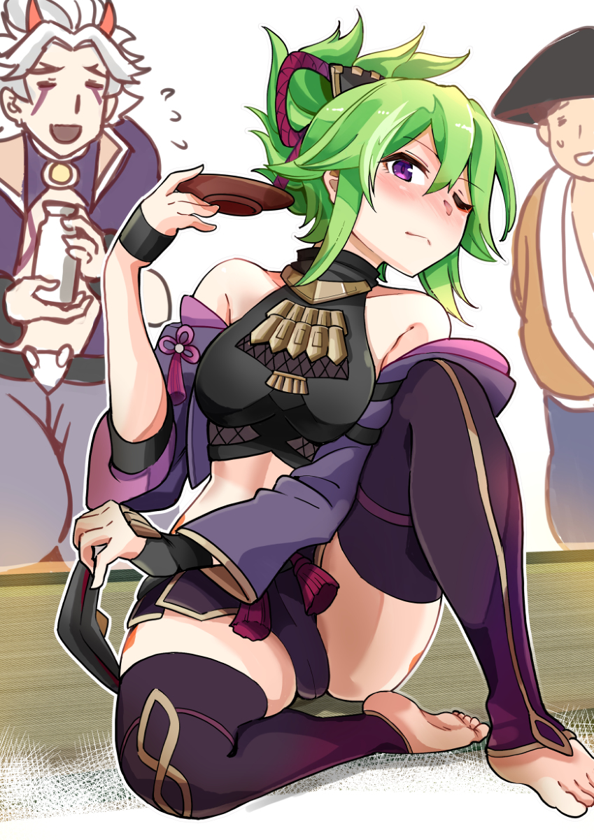 This is a pixiv picture whose title is ご機嫌取り.
