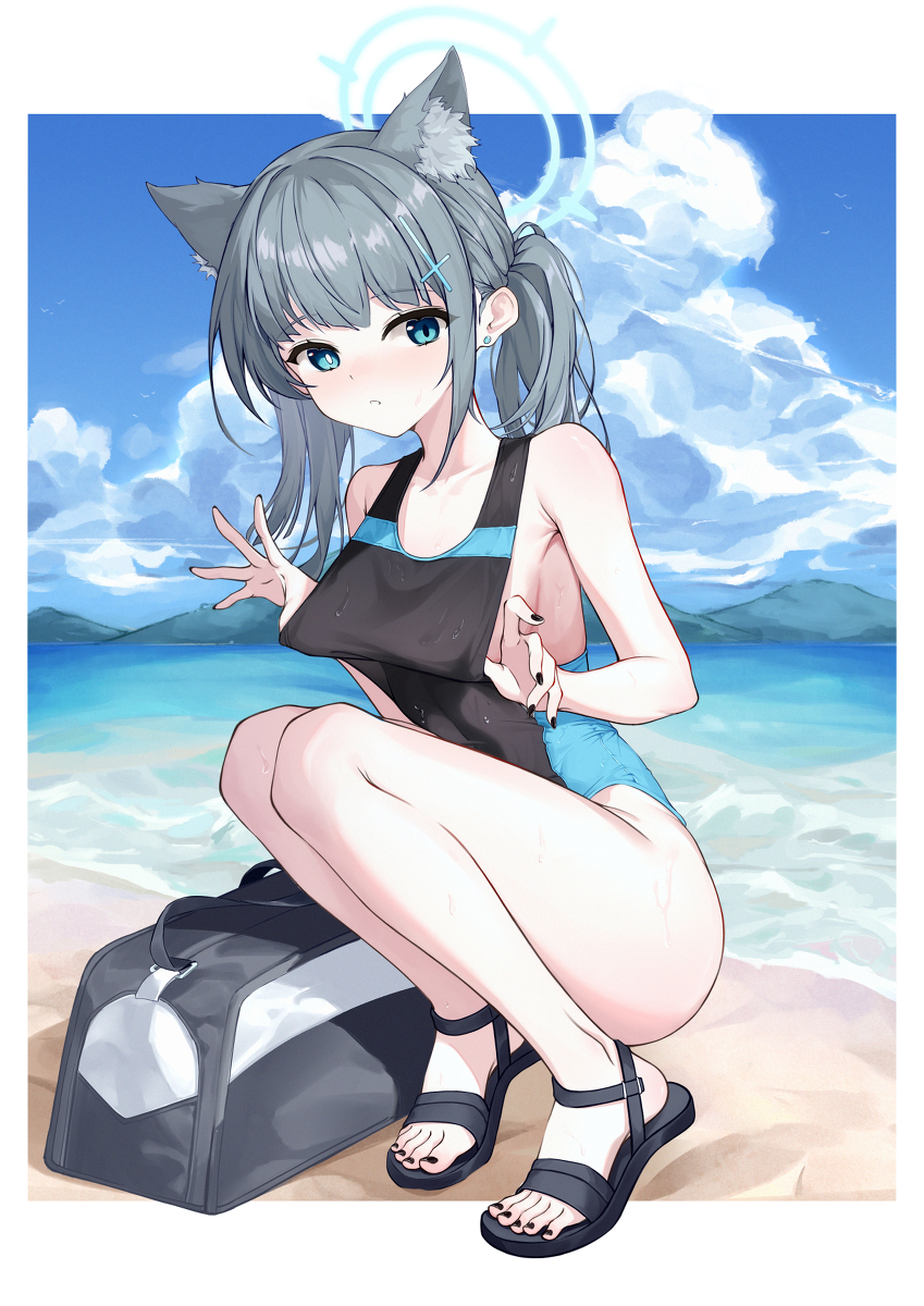 This is a pixiv picture whose title is シロコ.