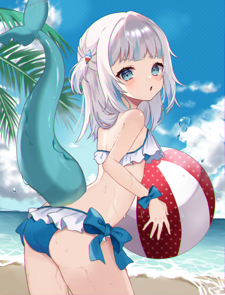 This is a pixiv picture whose title is 水着ぐらちゃん🦈.