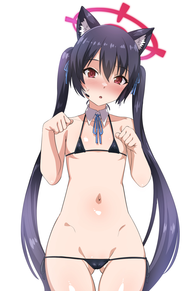 This is a pixiv picture whose title is アビドス対策委員会に(╹◡╹)ようこそにゃん.