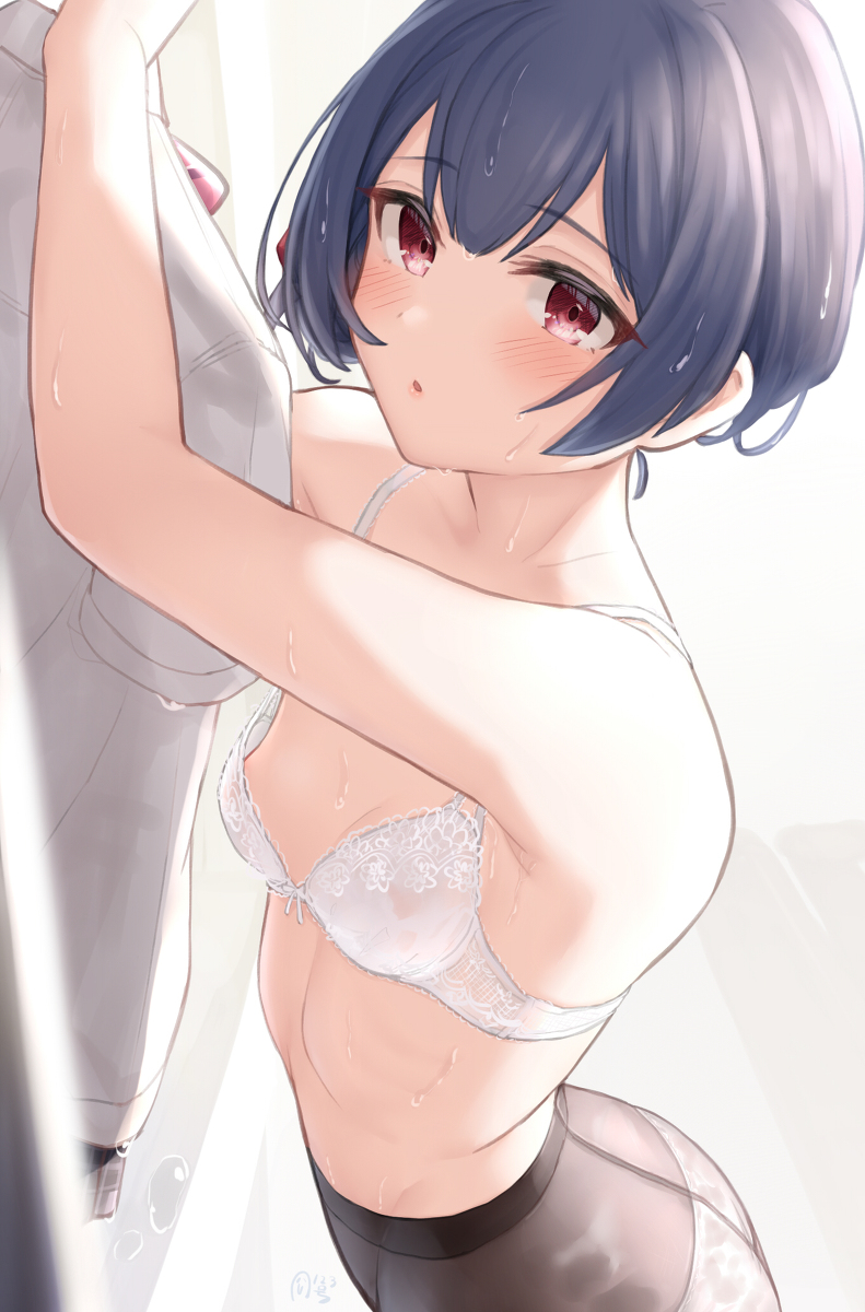 This is a pixiv picture whose title is Ｐ「お～い凛世！ズブ濡れで入ってきたって聞いたけど大丈夫か？」.