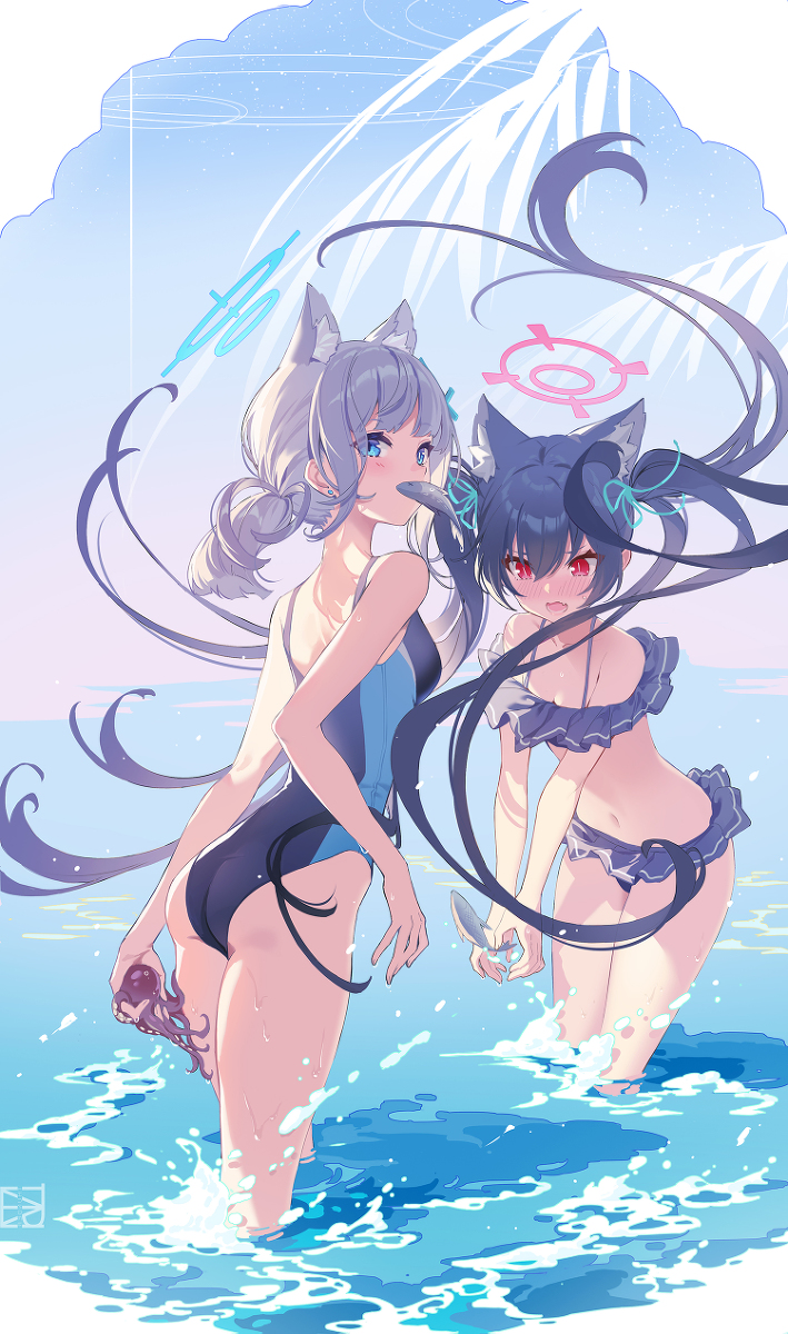 This is a pixiv picture whose title is 夏.