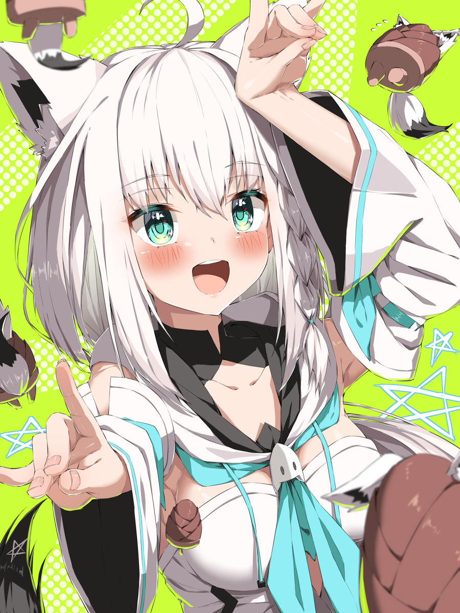 This is a pixiv picture whose title is フブキ.