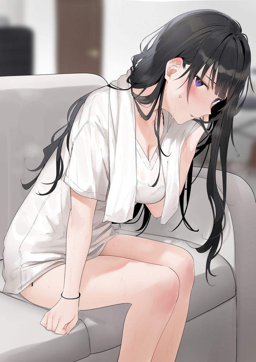 This is a pixiv picture whose title is お風呂上り.