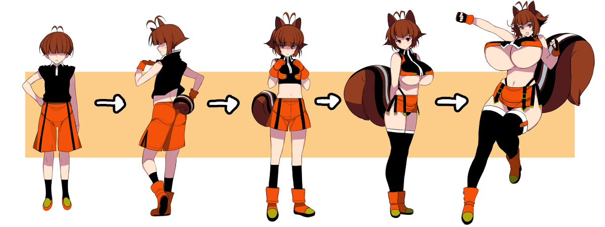 This is a pixiv picture whose title is 少年が女の子に変化する過程.