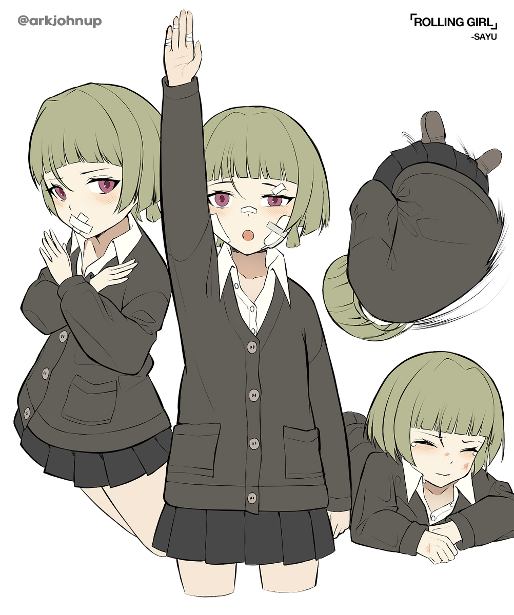 This is a pixiv picture whose title is Rolling Girl.