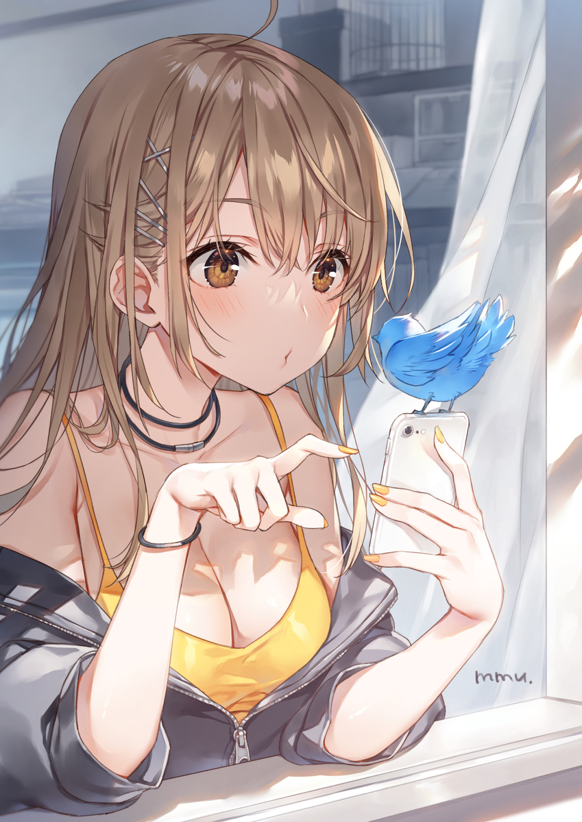 This is a pixiv picture whose title is あおいとり／twitterはじめました.