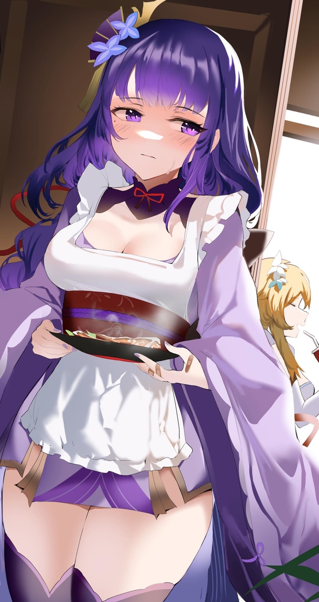 This is a pixiv picture whose title is waifu.