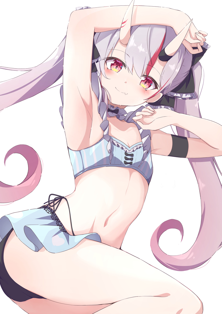 This is a pixiv picture whose title is 百鬼あやめ.