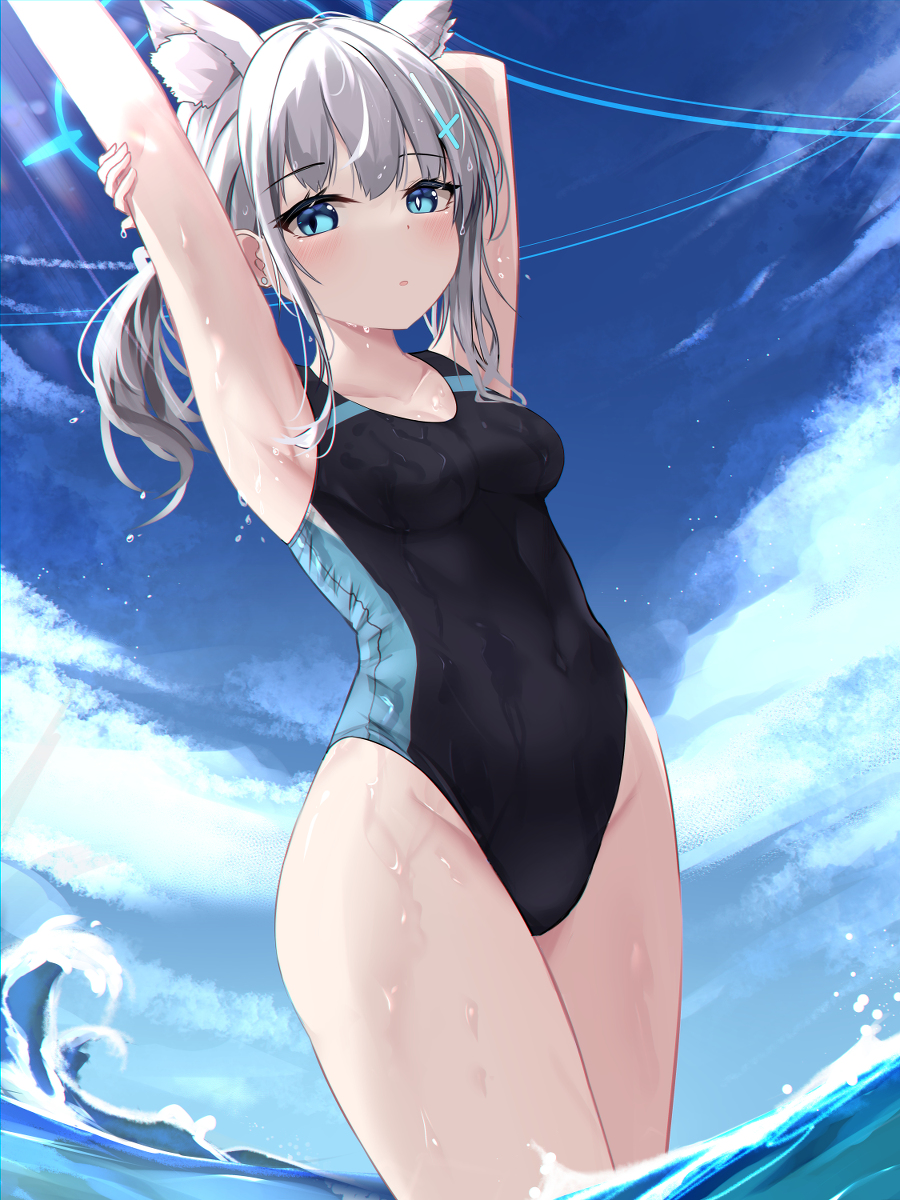 This is a pixiv picture whose title is シロコ.
