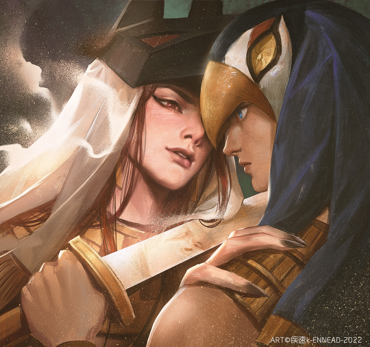 This is a pixiv picture whose title is ENNEAD.