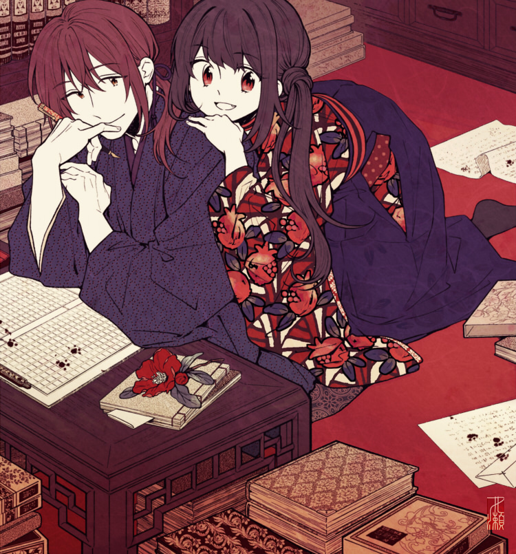 This is a pixiv picture whose title is 鈴の音.