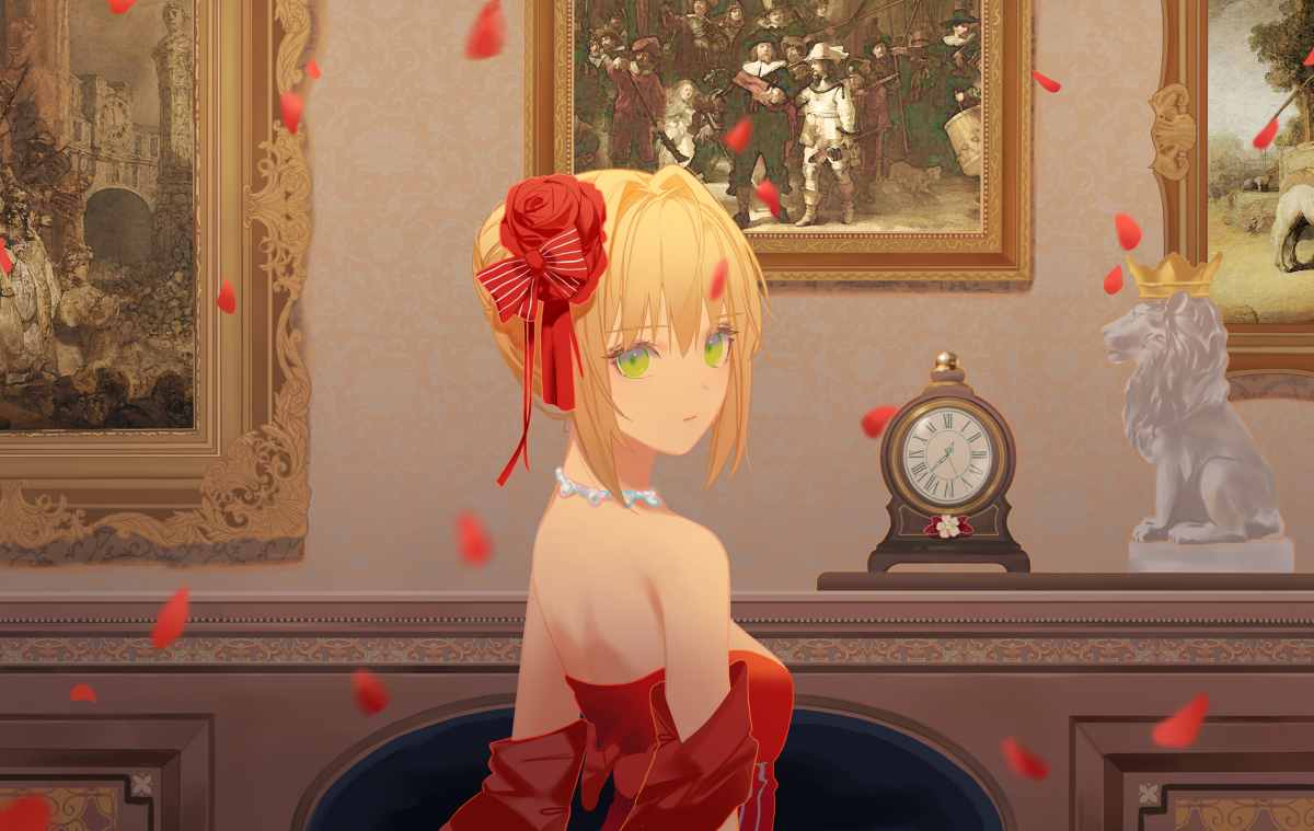 This is a pixiv picture whose title is アイドル皇帝ネロ.