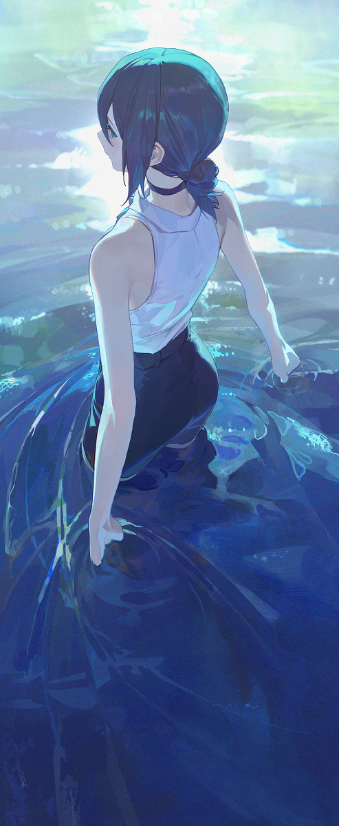 This is a pixiv picture whose title is 74日目,レゼ.