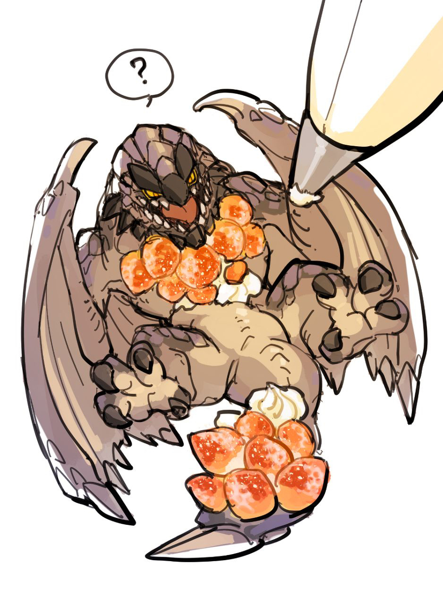 This is a pixiv picture whose title is モンハンらくがき.