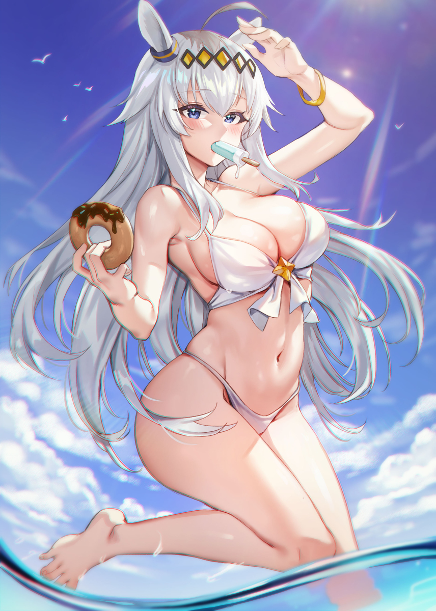 This is a pixiv picture whose title is オグリキャップ.