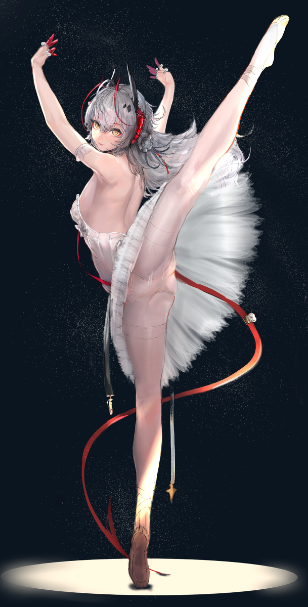 This is a pixiv picture whose title is Swan Lake.