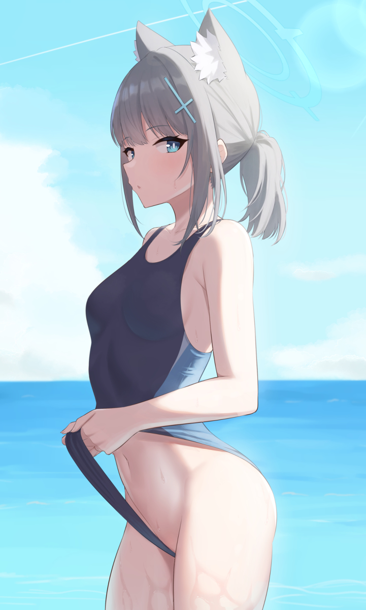 This is a pixiv picture whose title is シロコ.