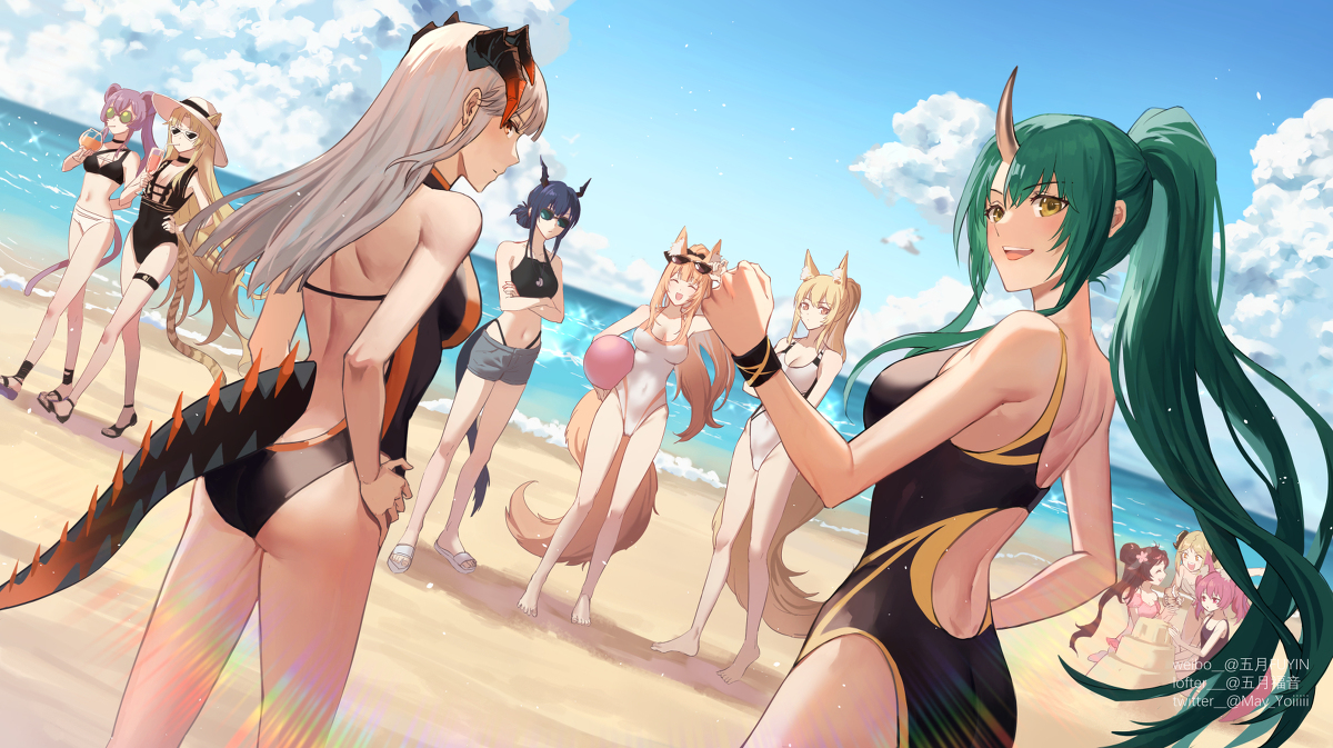 This is a pixiv picture whose title is 夏.