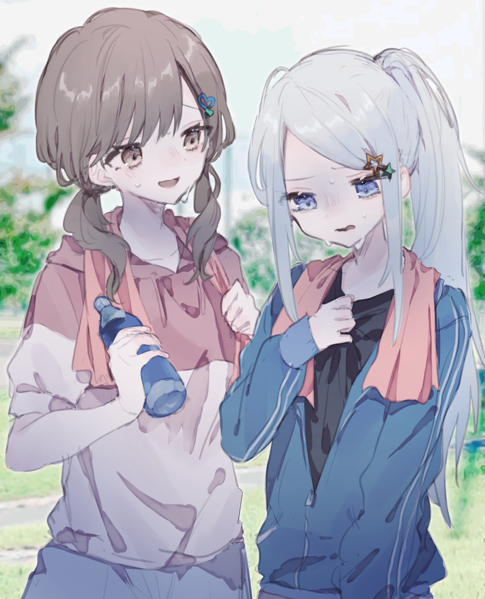 This is a pixiv picture whose title is 運動.