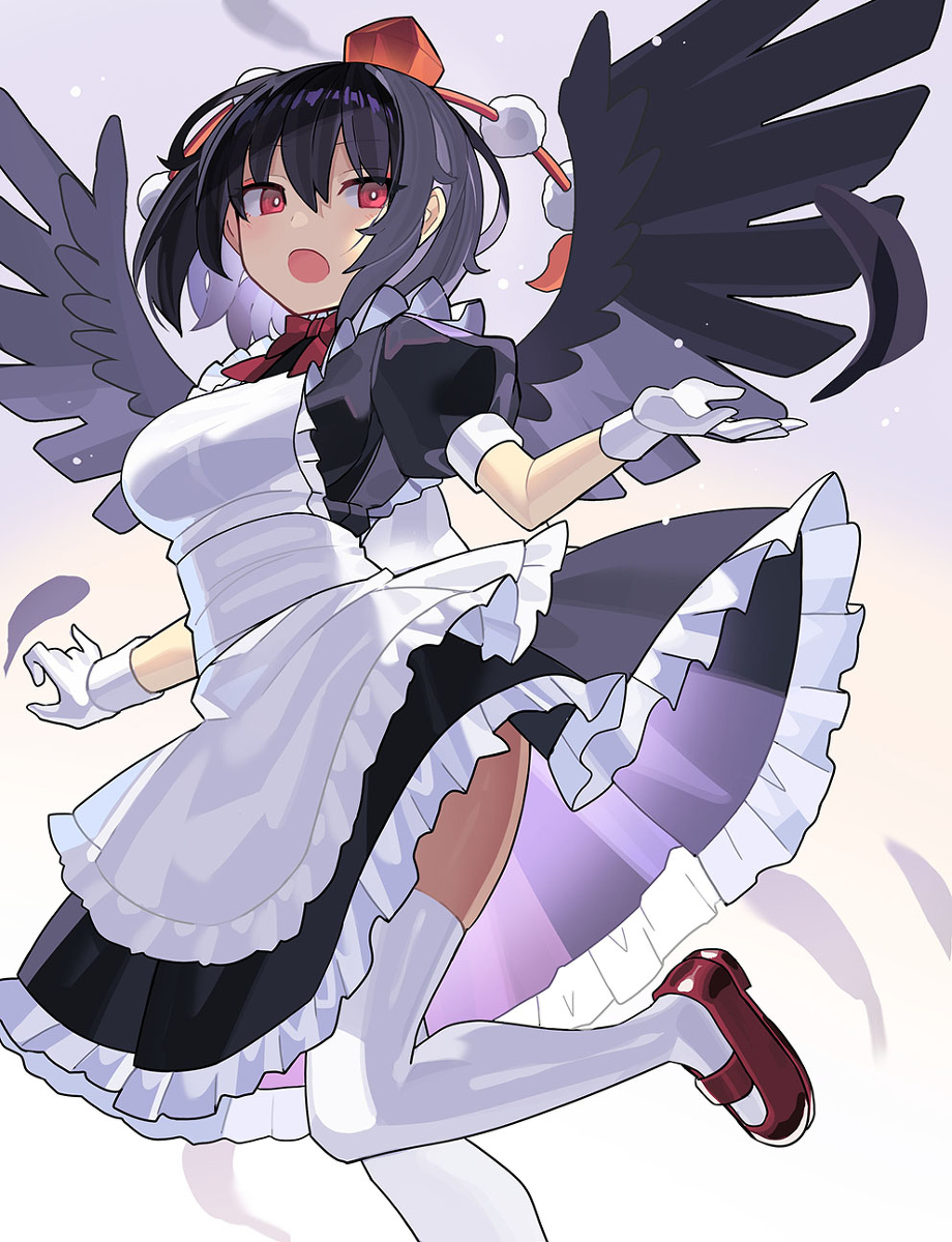 This is a pixiv picture whose title is メイド文.