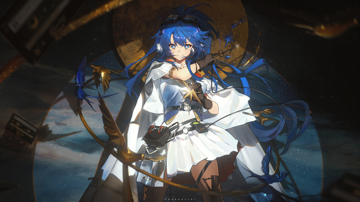 This is a pixiv picture whose title is 星間飛行.